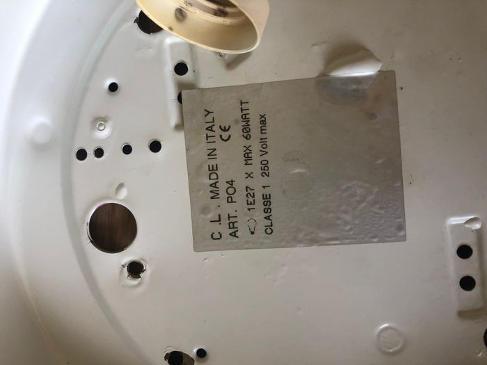 Plafonnier luminaire rond verre et bois - photo numéro 3