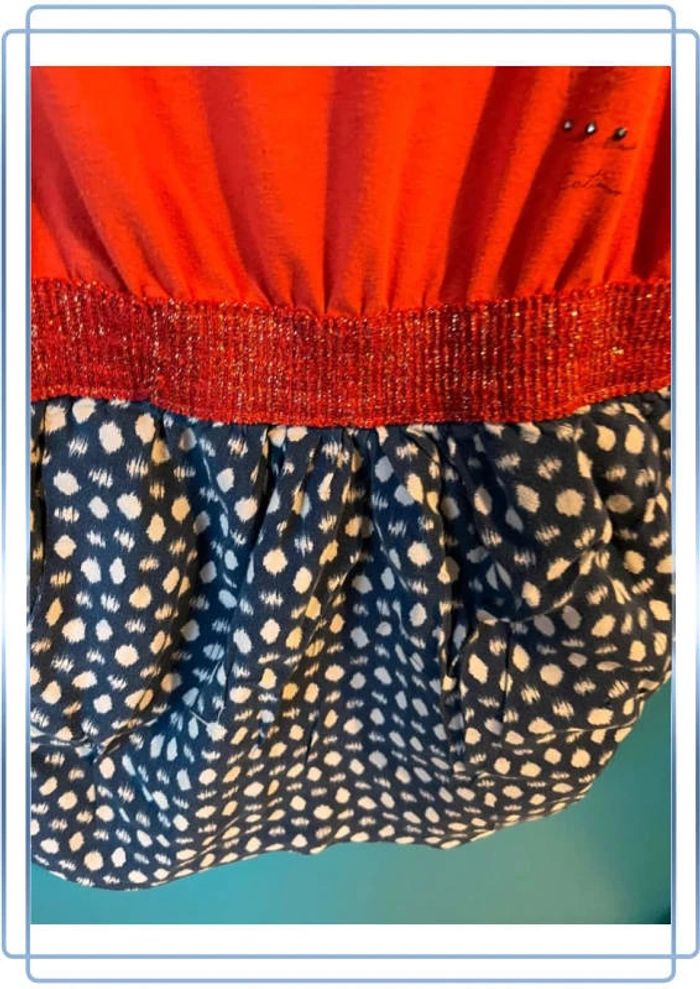 Robe bi matière 6 ans catimini - photo numéro 4