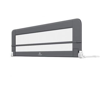 Barrière de lit pliable 200cm KESSER gris anthracite et blanc neuve