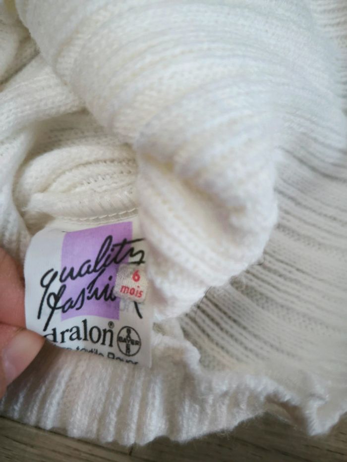 Jupe à bretelles en tricot 6mois - photo numéro 3