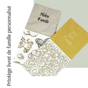 Protège livret de famille personnalisé