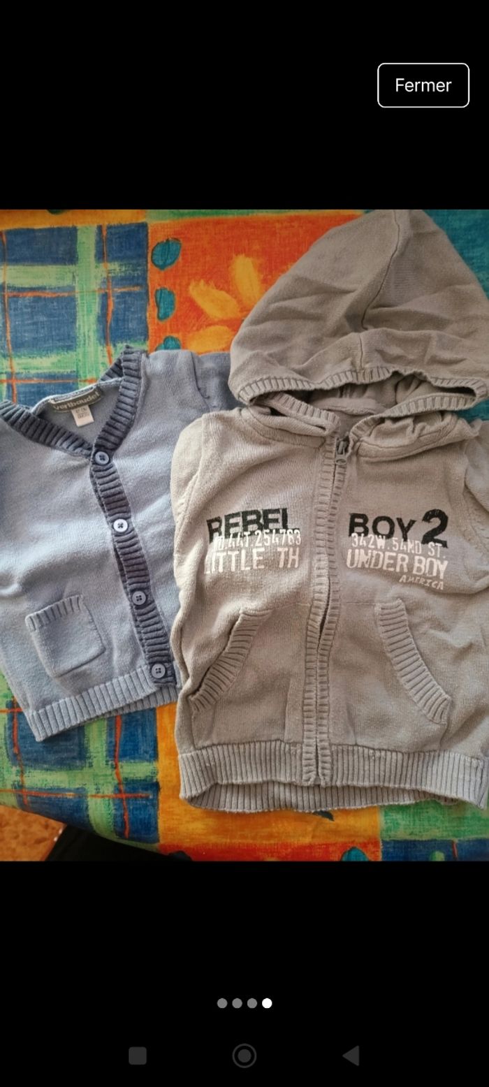 Lot gilet/pull - photo numéro 4
