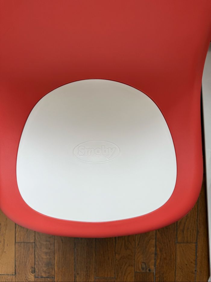 Chaise Smoby rouge corail - photo numéro 3