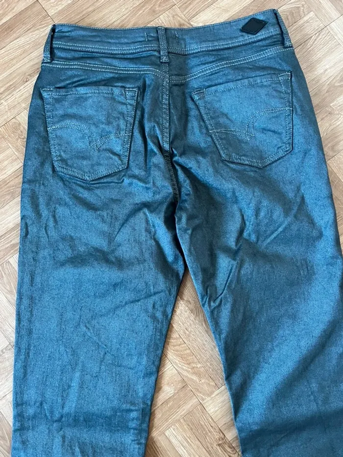 Pantalon jean gris satin W27 L34 Lee Cooper - photo numéro 7