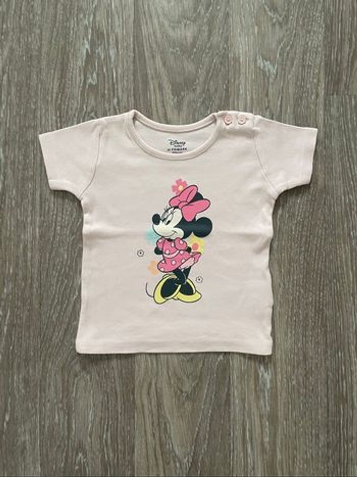 T-shirt rose Minnie 9 mois