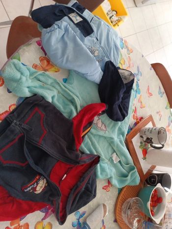 Lot automne hiver blousons vestes body polaire