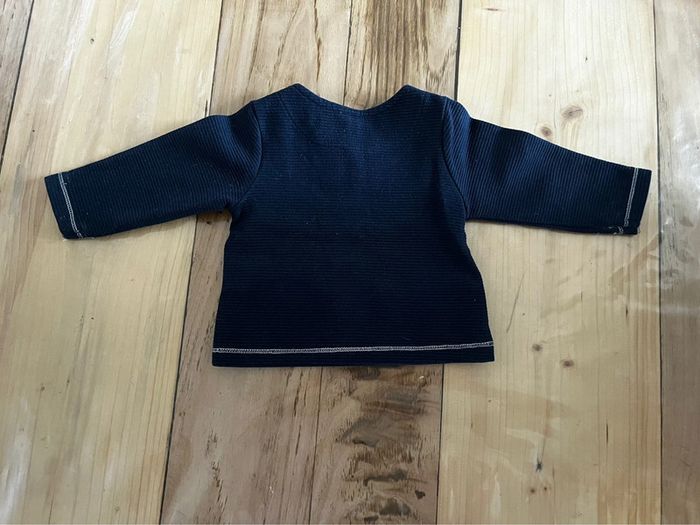 Gilet fille 3 mois – Orchestra – Bleu marine classique - photo numéro 2