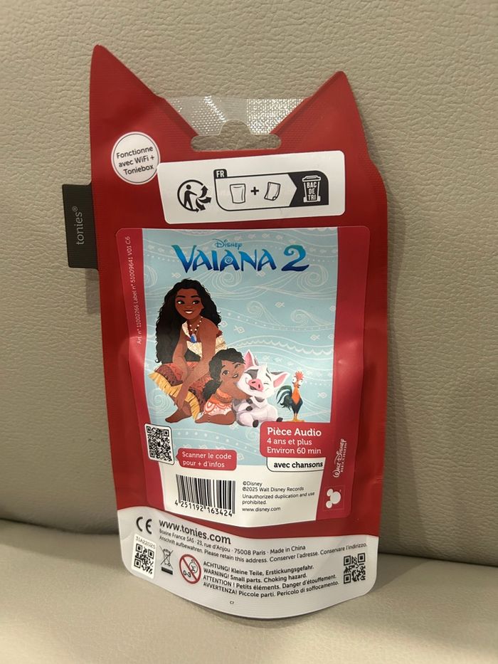 Figurine tonies vaiana 2 pour toniebox - photo numéro 2