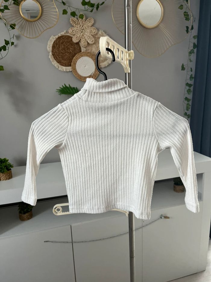 Pull col roulé en laine 4 ans - photo numéro 2
