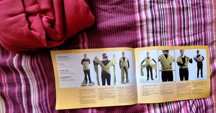 Écharpe de portage coton bio - photo numéro 3