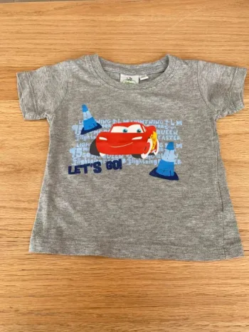 T-shirt gris Disney Cars 9 mois