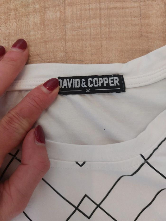 T shirt homme - David Cooper - Taille S - photo numéro 3