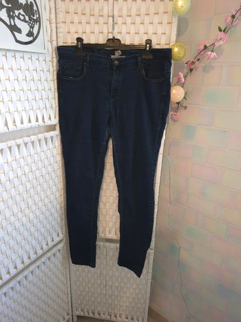 Joli jeggings Rica Lewis bleu brut femme T44 