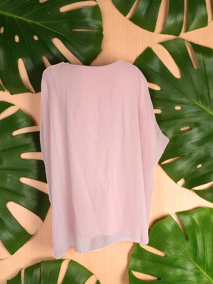 Tunique oversize rose clair - photo numéro 5