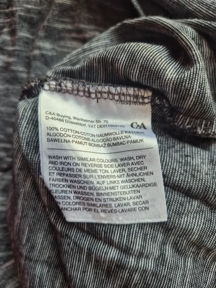 T-shirt gris chiné 2XL - photo numéro 4