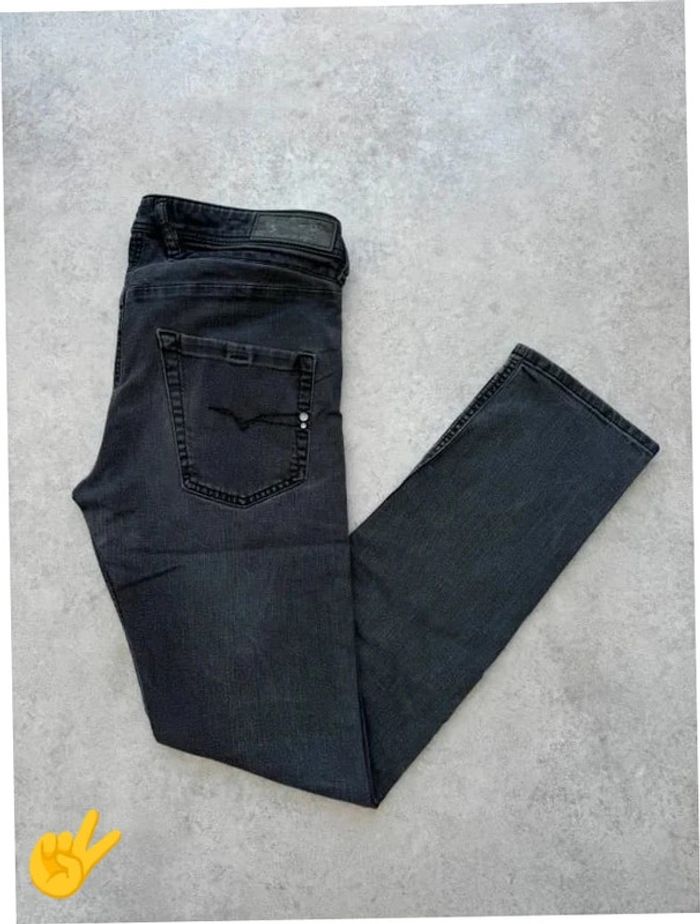 Jeans Levi's 541 W31 FR40 L34 coupe skinny noir Femme women pan592b