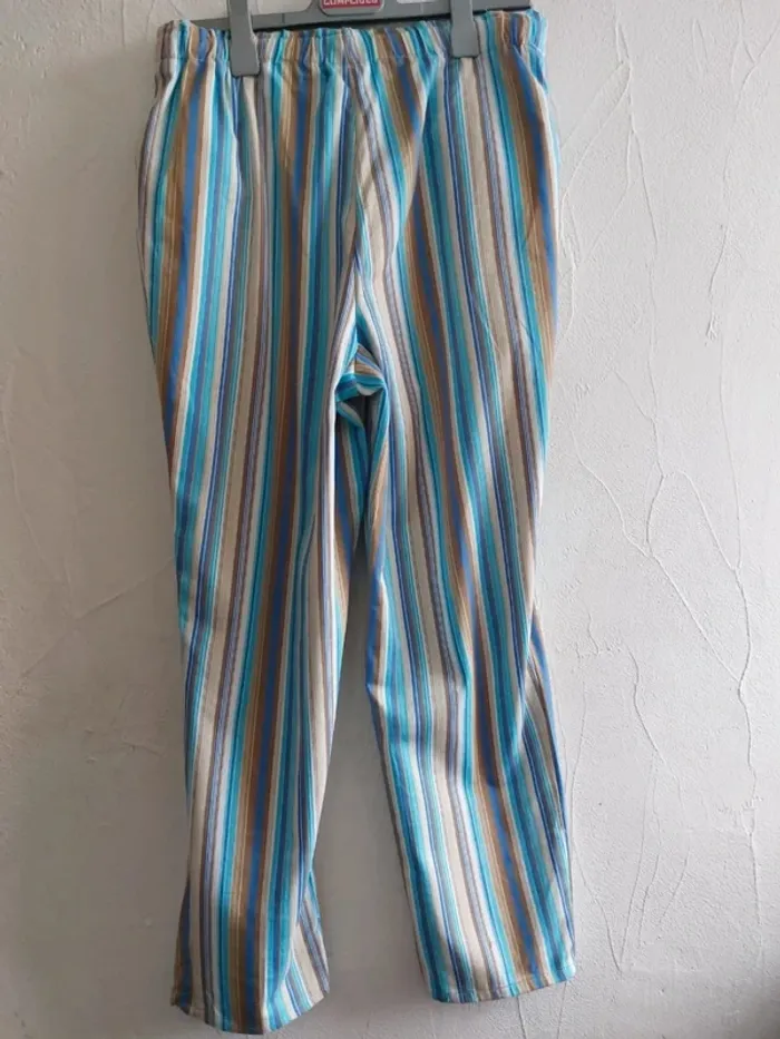 Pantalon Rayé Coloré - photo numéro 5