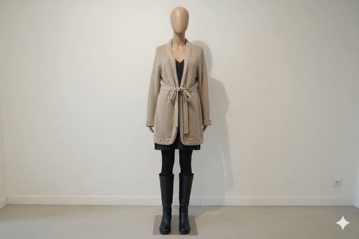 Robe noire automne hiver Camaïeu - photo numéro 3