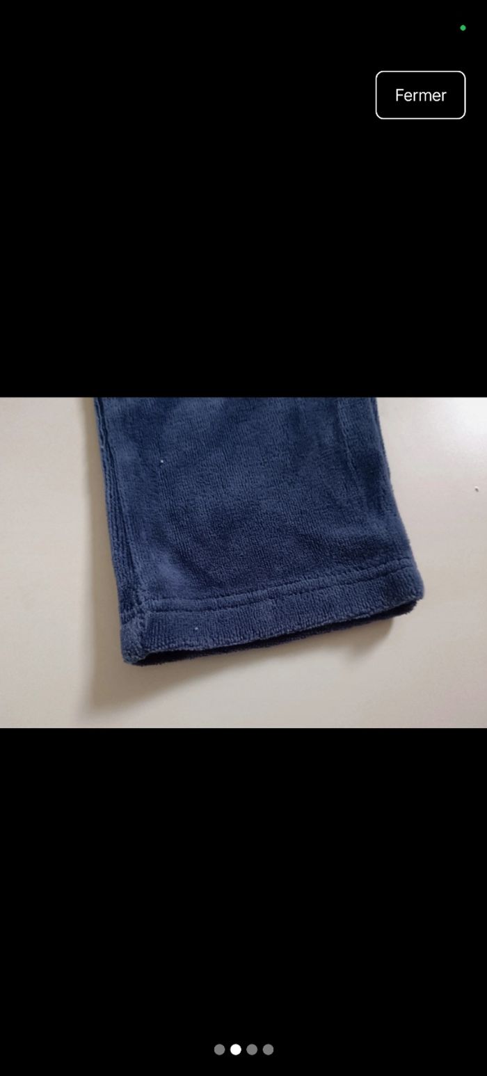 Pantalon pijamas bleu marine 12 mois - photo numéro 2