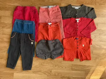 Lot vêtements fille automne/hiver 9-12mois