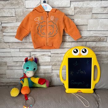 Gilet en maille garçon - T1 mois  - Cocoon Laredoute création 