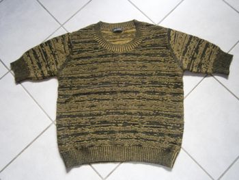 Pull MC chiné noir/jaune COP COPINE Taille M