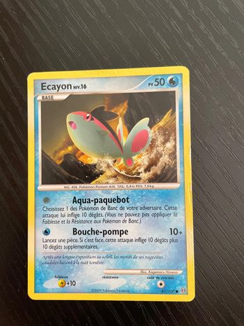 Carte Pokémon Ecayon 61/100