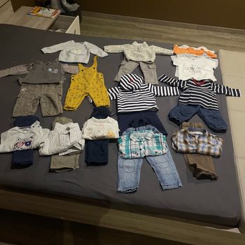 Ensemble garçon 6 -9 mois de marque orchestra, tape à l’œil…