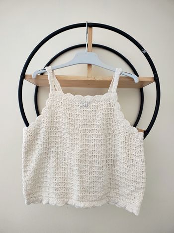 8 ans Teeshirt débardeur style crochet  été Kiabi 