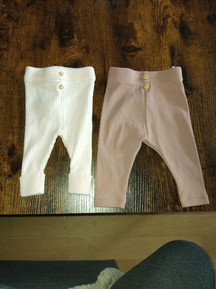 Leggings 1 mois et 3 mois pour fille