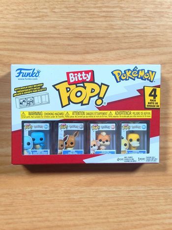 Boîte Funko Bitty Pop! POKÉMON - 4 Figurines + Présentoir