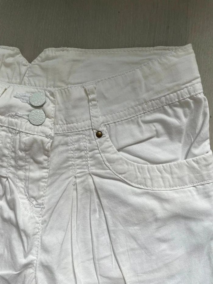 Pantalon blanc fille Caprice de Fille - Taille 8 ans - photo numéro 3