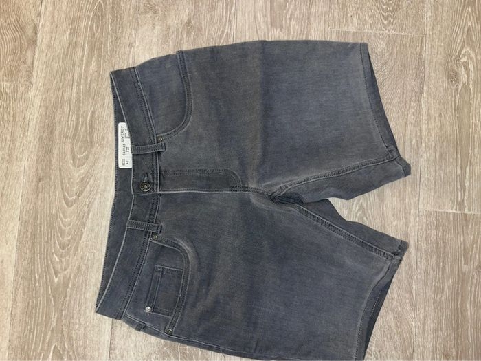 Short jean gris homme
