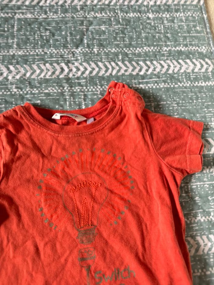 Tee shirt orange 18 mois - photo numéro 4