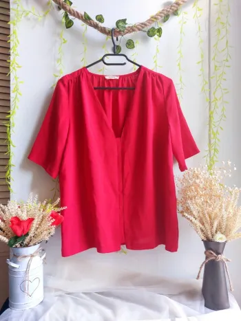 Blouse Ba&sh – S – Rouge – État : Excellent