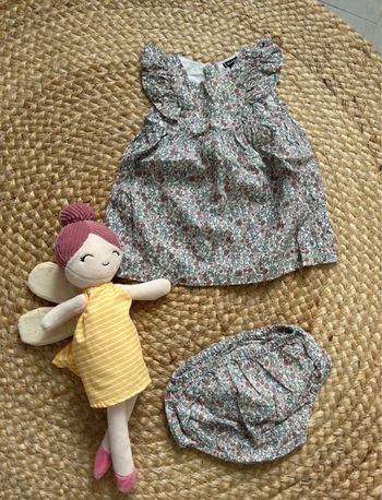 Robe et bloomer bébé fille kiabi