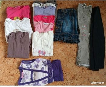 Lot vêtements fille 10ans