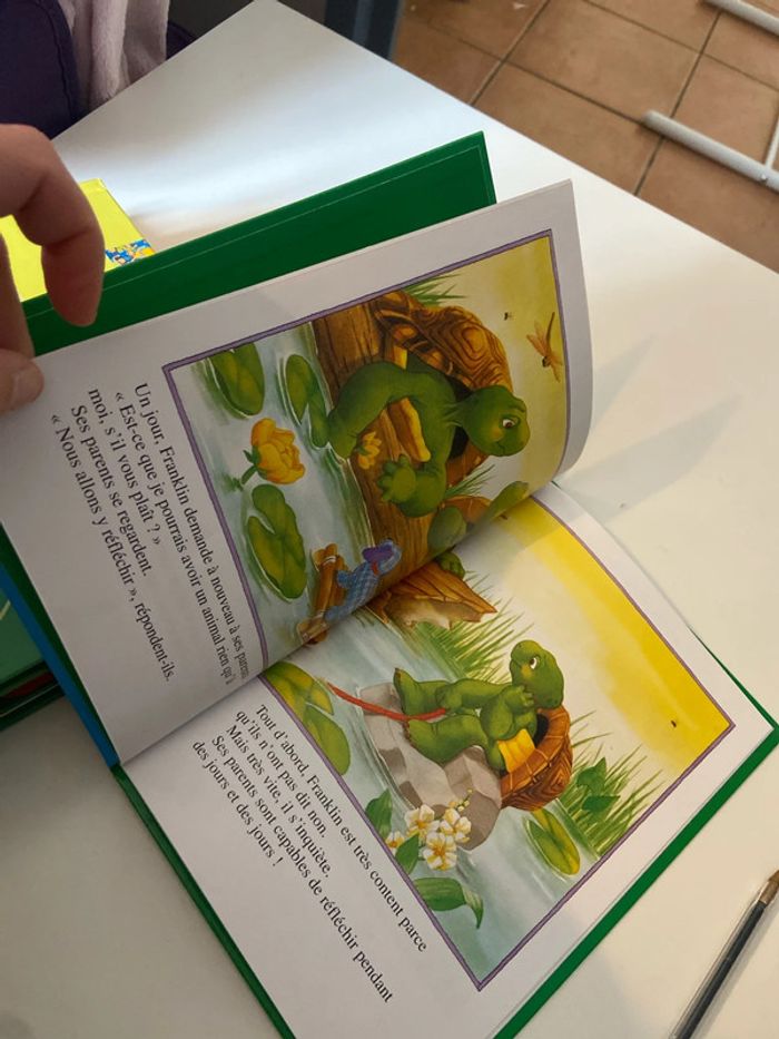 Lot de deux livres Franklin veut un animal - photo numéro 4