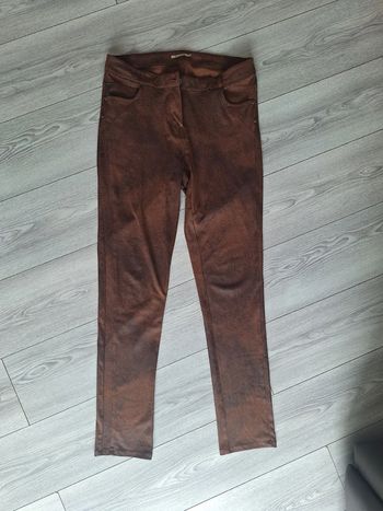 Pantalon femme taille 42 Elora imitation daim