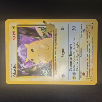 Carte Pokemon : Pikachu - Jumbo 25 ans
