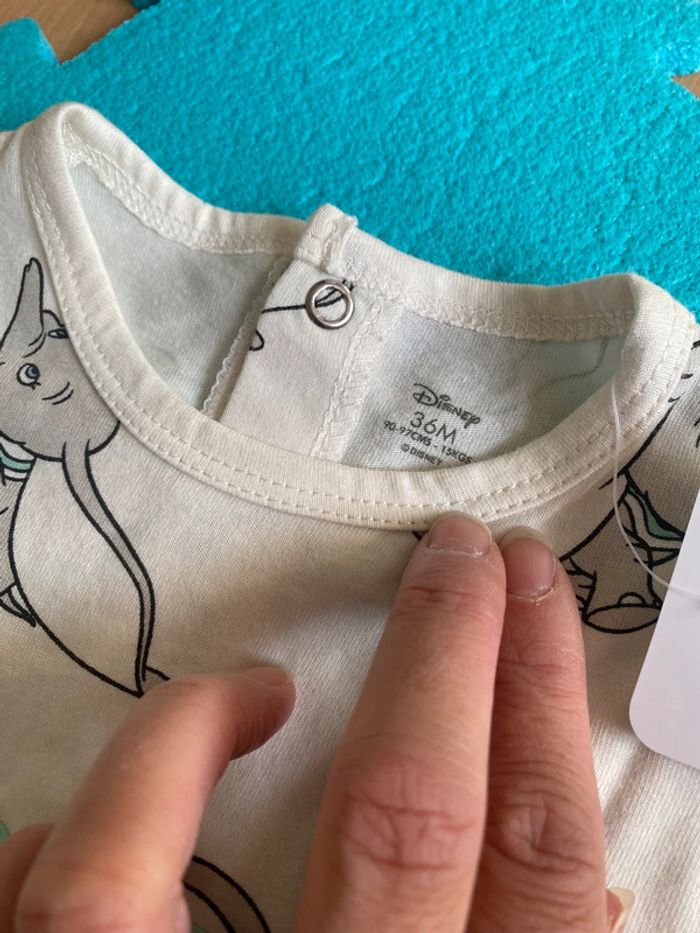 Pyjama Disney Baby Taille 36 M - photo numéro 3