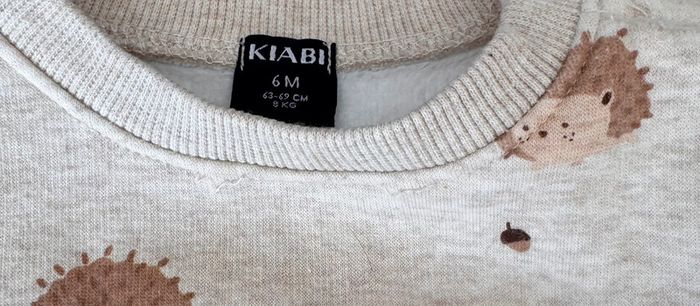 🌸Magnifique pull à motif hérisson taille 6 mois🌸 - photo numéro 2