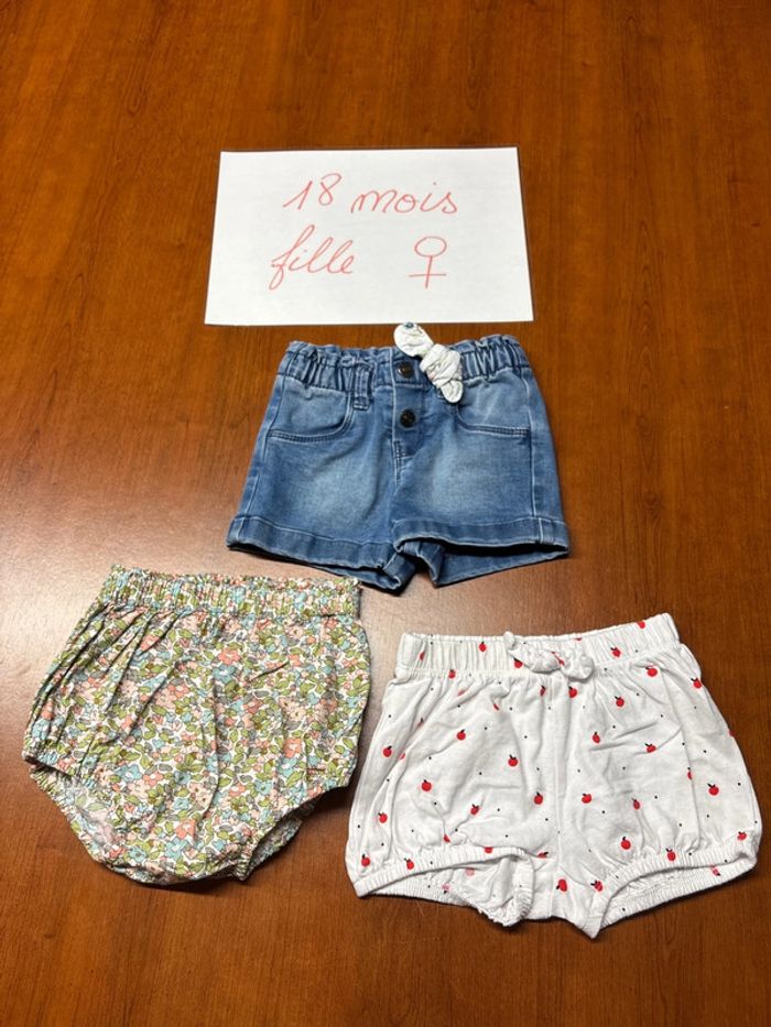 Lot de 3 shorts