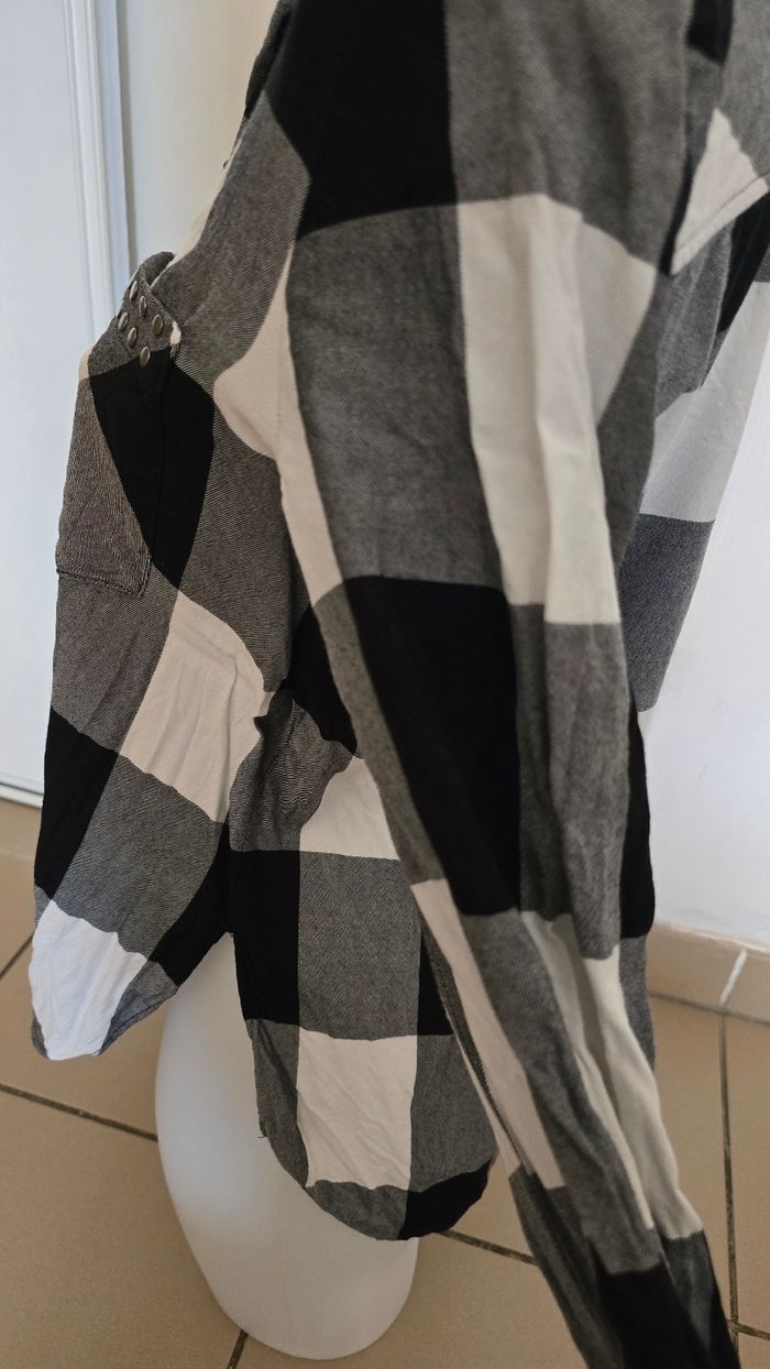 Chemise à carreaux zara taille M - photo numéro 5