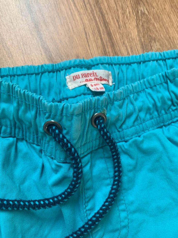 Bermuda turquoise DPAM 6 ans - photo numéro 3
