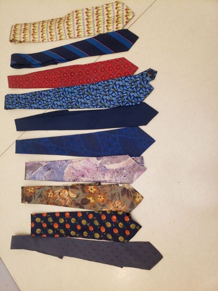 Lot de 10 cravates homme