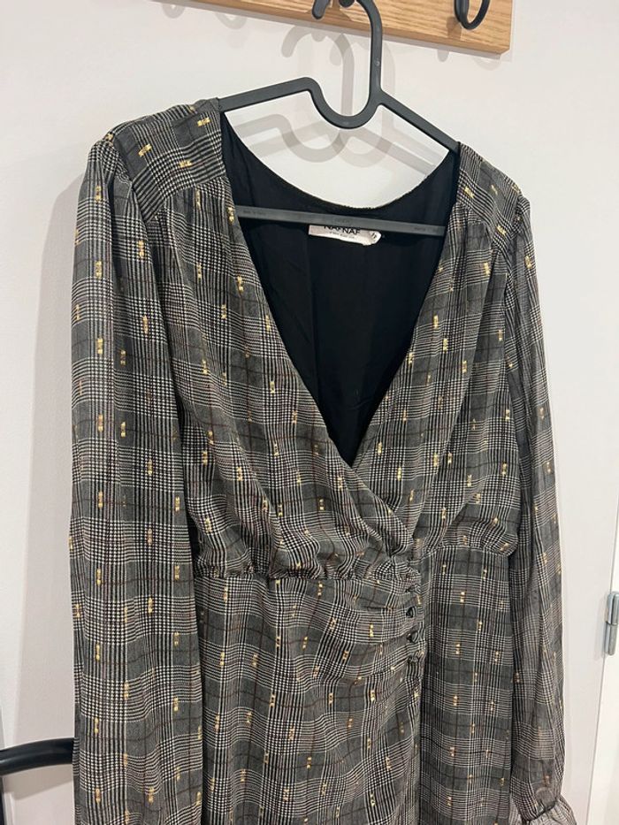 Jolie robe portefeuille femme Naf Naf 44 - photo numéro 2