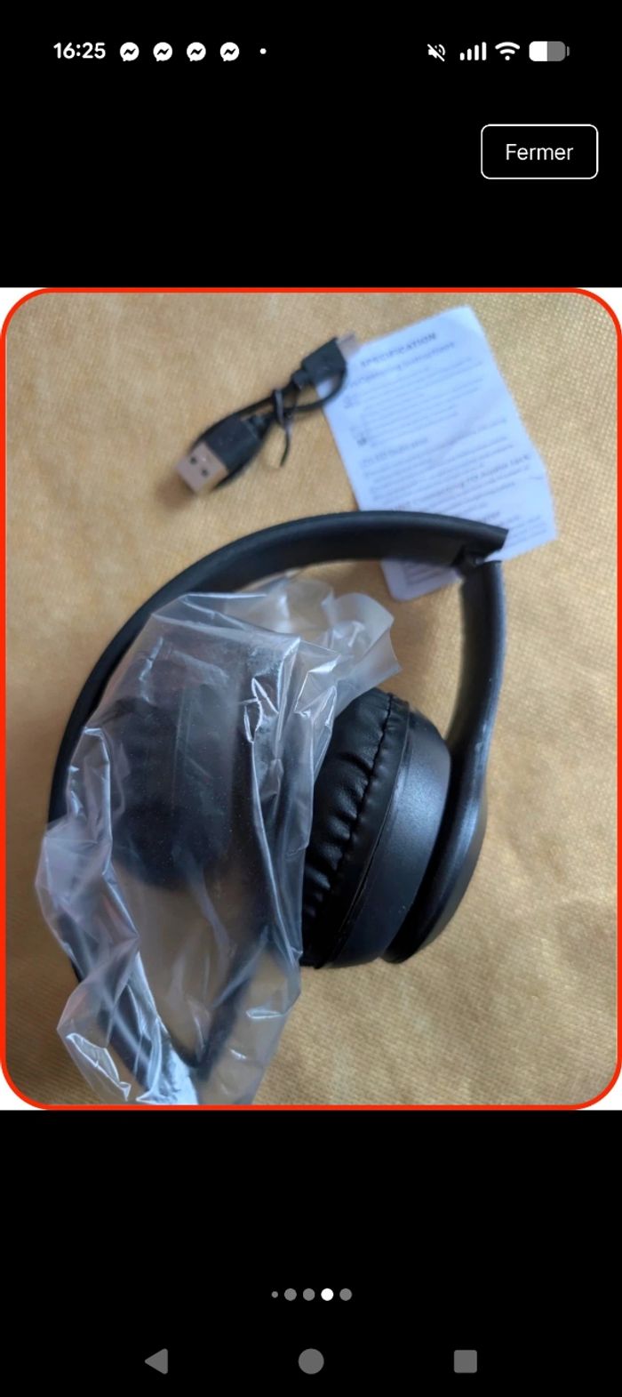 Casque Sans Fil P47 Bluetooth 5.0+EDR - Neuf (Boîte abîmée - photo numéro 8