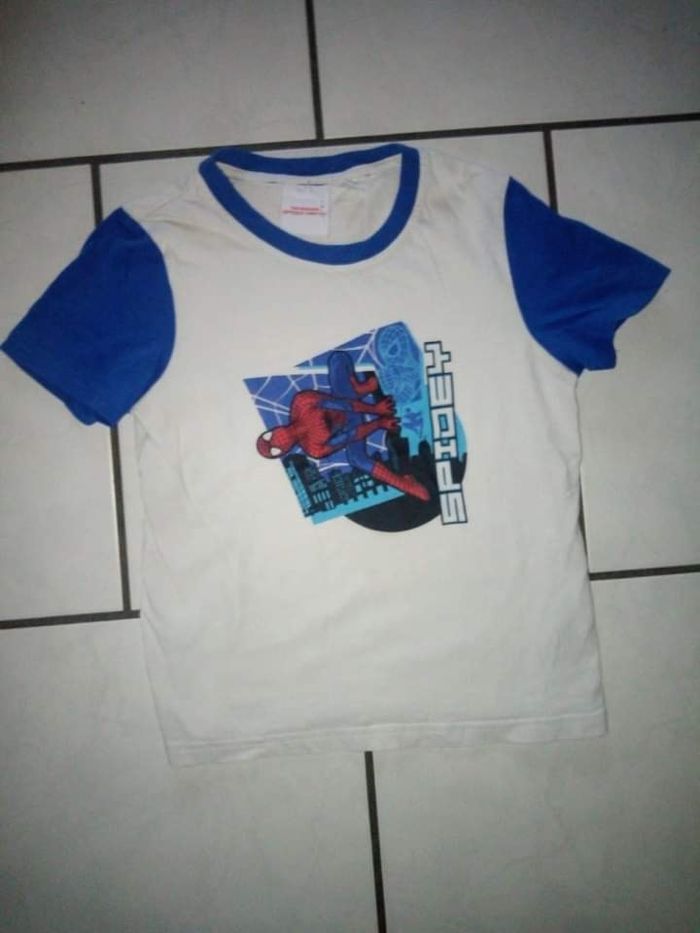 Tee shirt garçon Spiderman 110-116 cm (5-6 ans)