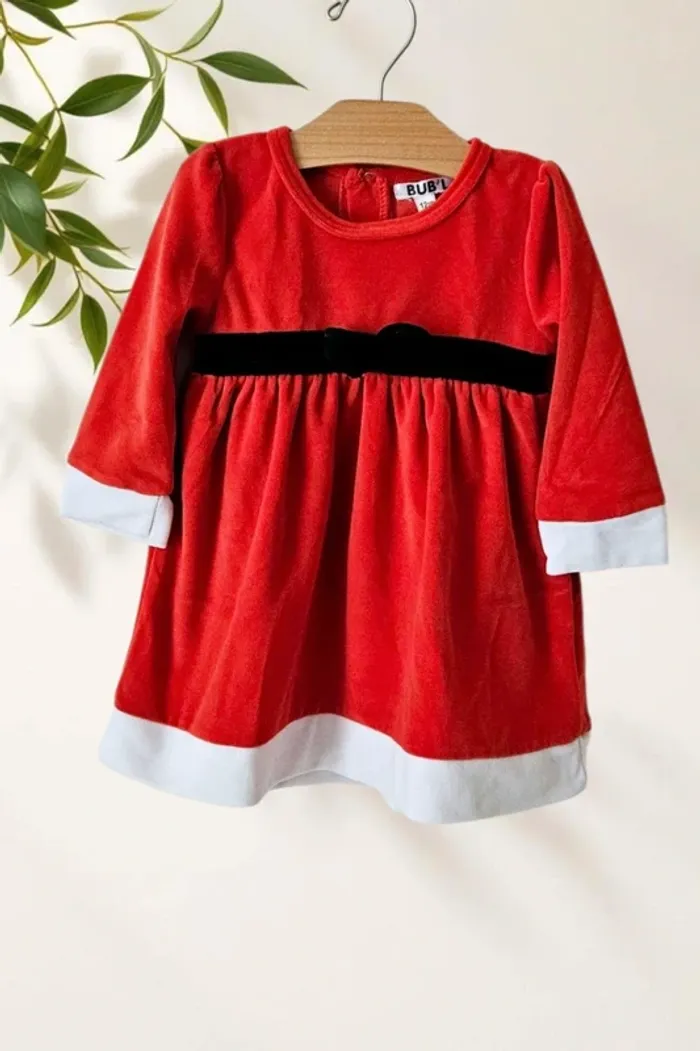 Robe de Noël 12 mois Fille